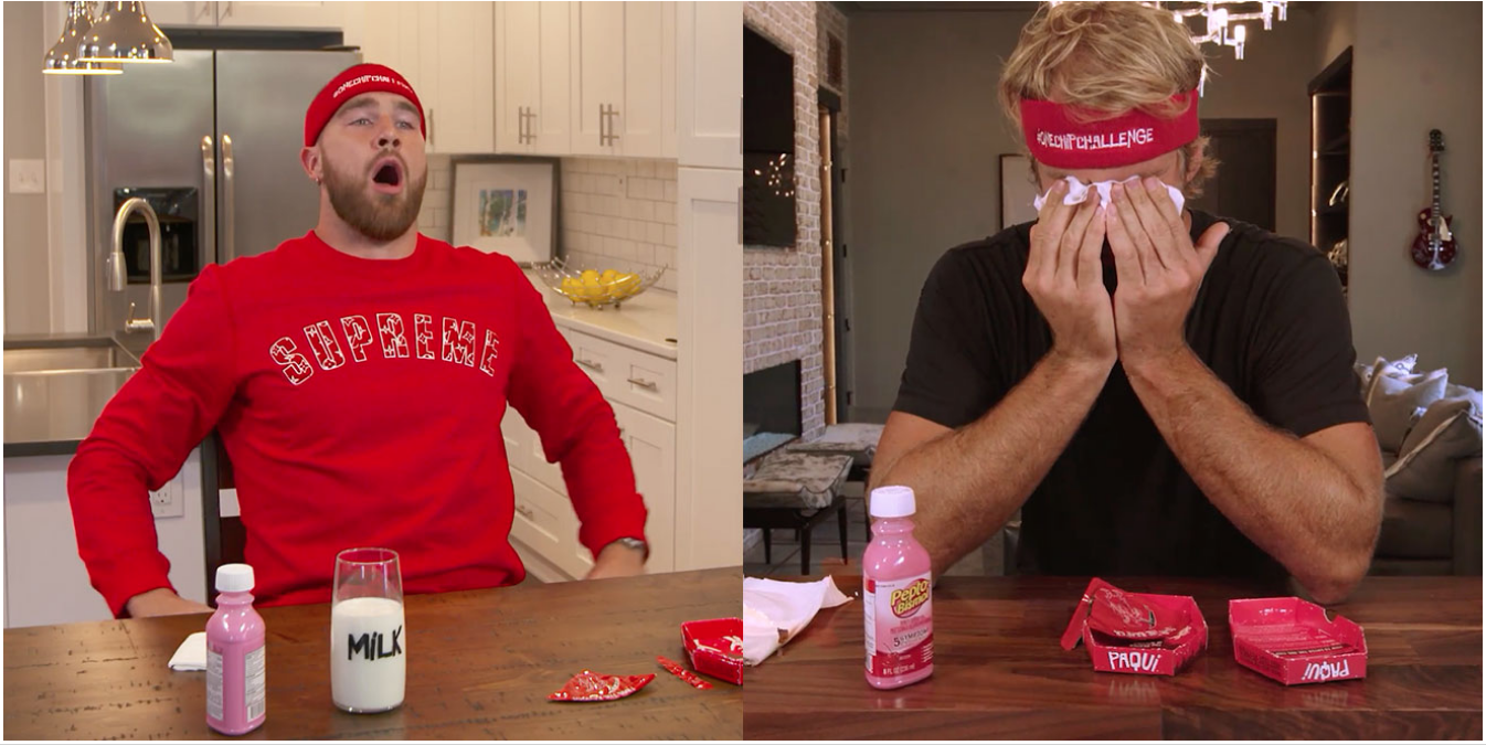 Two NFL Players Melt Down While Trying to Eat Paqui’s Hellishly Spicy Chips